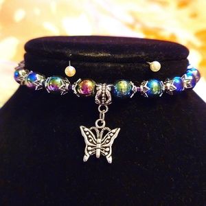 Handmade butterfly bracelet